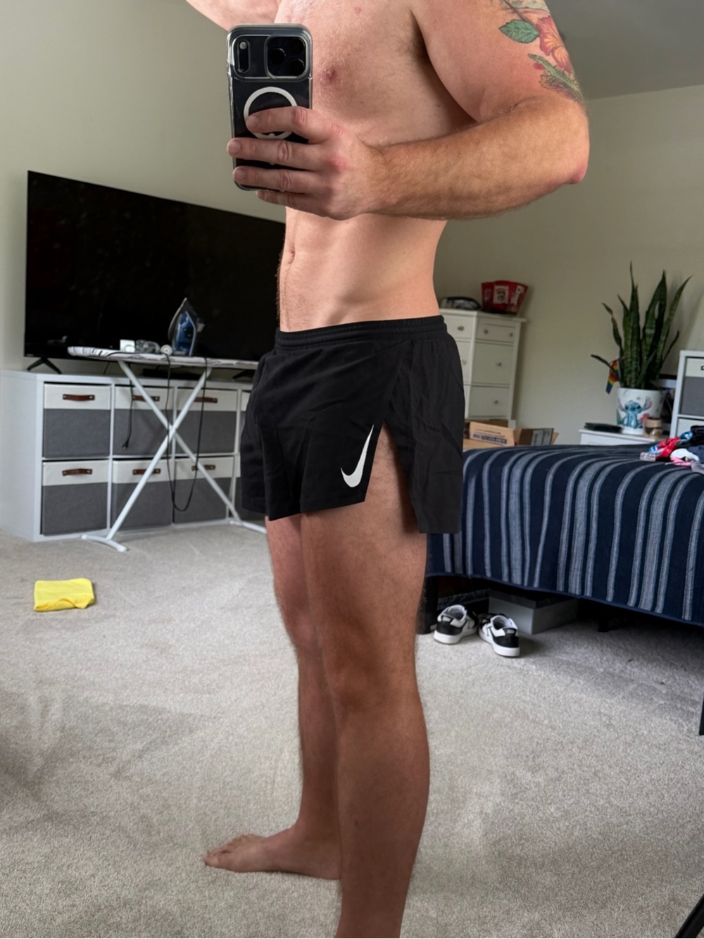Men’s Nike Black Athletic Running Shorts XXL - Picture 5 of 5